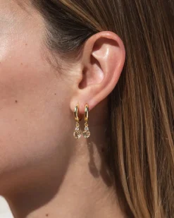 Pendientes Birthstone Noviembre - Citrino