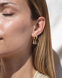 Pendientes Birthstone Noviembre - Citrino