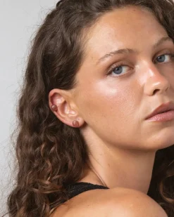 Pendientes Cuarzo Rosa Nude