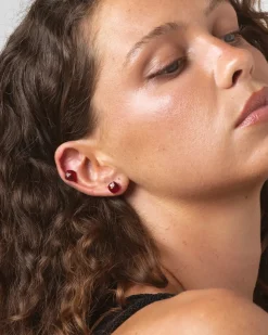 Pendientes Granate Nude