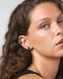 Pendientes Jade Azul Nude