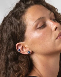 Pendientes Jade Azul Nude