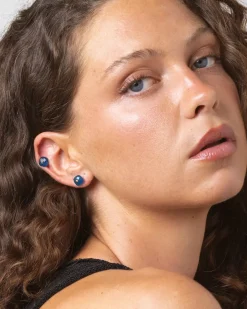 Pendientes Jade Azul Nude