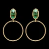 Pendientes Jade Verde Ela
