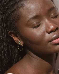 Pendientes Jade Verde Ela