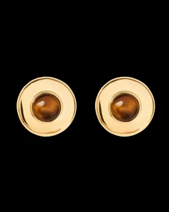 Pendientes Ojo De Tigre Hathor