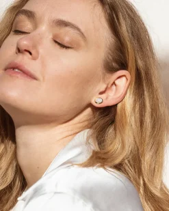 Pendientes Piedra Lunar Kau