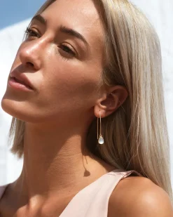 Pendientes Piedra Lunar Kokod