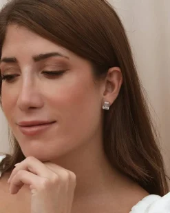 Pendientes Plata Circonita Lucia