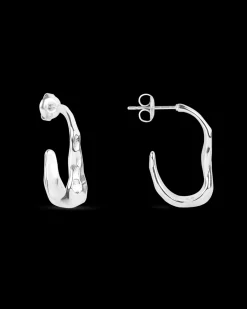 Pendientes Plateados Aurora