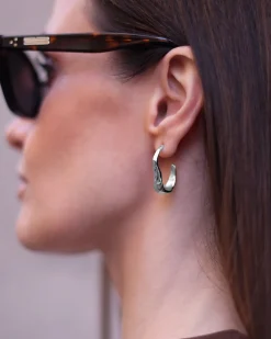 Pendientes Plateados Aurora