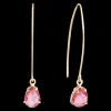 Pendientes Turmalina Rosa Kokod
