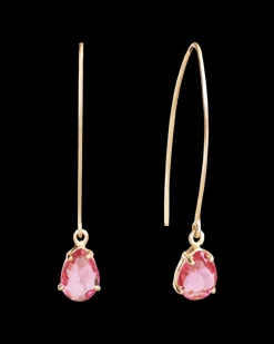 Pendientes Turmalina Rosa Kokod