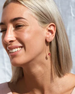 Pendientes Turmalina Rosa Kokod