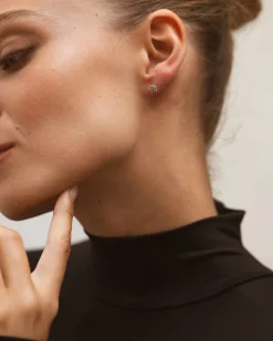 Piercing Oreja Plata Lava