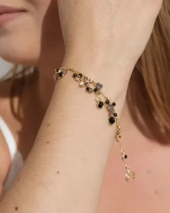 Pulsera Espinela Negra Amulet