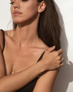 Pulsera Plata Circonitas Breeze