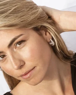 Silver Hoop Earrings Wild