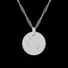 Taurus Zodiac Silver Necklace